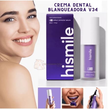 Combo dental Irrigador bucal + regalo Blanqueador dental hismile v34