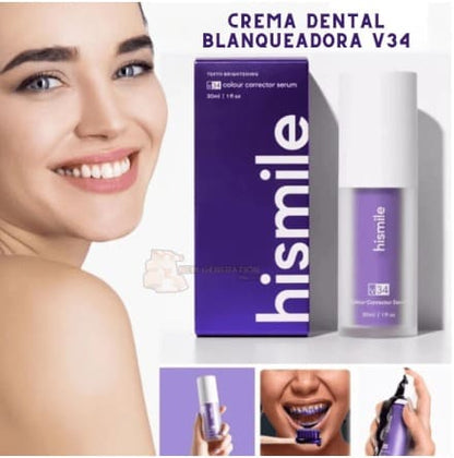 Combo dental Irrigador bucal + regalo Blanqueador dental hismile v34